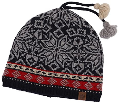 ICEWEAR Holmenkollen Norwegermütze mit Quaste (Blau)