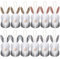 Boyiee 12 Stück Ostern Ornamente Hasen Zwerge für Baum, Frühling Ostern Wichtel Girlanden Bauernhaus Hängende Osterhase Zwerge Ornamente für Rustikal Ostern Baum Party Abgestuftes Tablett Deko