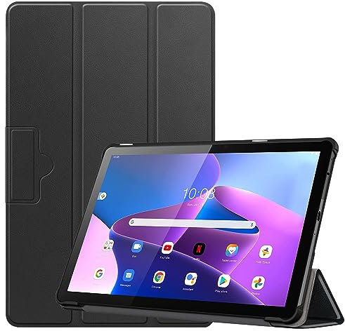 YRH Custodia Cover per Lenovo Tab M10 3a gen 10,1 pollici 2022 [TB328FU /TB328XU], Non adatto per M10 Plus 3a gen 10,6 pollici 2022 (Nero)