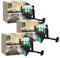 Zite Fishing Forellenrolle mit monofiler Schnur bespult - Angelrolle fürs Forellen-Angeln - 1BB Trout Reel mit 0,20mm Schnur - 3 Stück Set