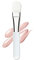 Pennello per Applicazione Maschere Viso, Testina Bianca in Silicone Morbido a Forma di Lingua Strumento Cosmetico per Lotion Corpo, Maschere a Base di Fango, Argilla, Carbone