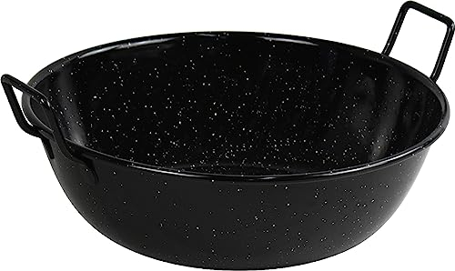 Sterling Ventures Non Stick Deep Frying Kadai Enamel Coated Wok (30cm)
