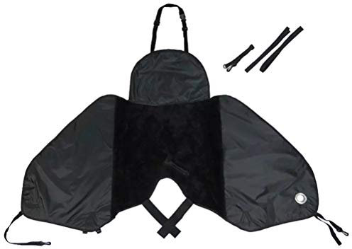 Universelle Beinabdeckung, Schürzenabdeckung, Rollerschürze, Wasserdichte Beinabdeckung, Winddichter Winter, Warmer Beinschutz Elektrorollerautos (Schwarz)