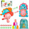 Freekite 2 Piezas Pistolas de Dinosaurio, con Tablero de Dardos, Juegos de Disparos para Interiores Exteriores Jardín Fiesta, Regalo de Dinosaurio para Niños y Niñas de 4, 5, 6, 7, 8, 9 años