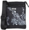 VERSACE JEANS COUTURE Schwarze Schultertasche mit geprägtem Logo für Herren, Schwarz , Einheitsgröße