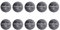 HINAYOSAN 10/20/30Pcs CR3032 Batteria 3V Litio Coin Batteria per Telecomando Calcolatrici Termometri Elettronici