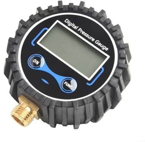 Schlankes Design, LCD-Reifendruck-Monitor, kompakt, tragbar und präzise bis zu 200 PSI Messungen (B)