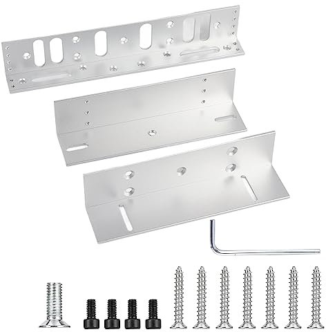 Topyond Z -Klammer, Magnet -Tür -Fang, Türhalter, 280 kg, Tür LZ Montagehalterhalter Ständer für elektrisches Magnetschloss