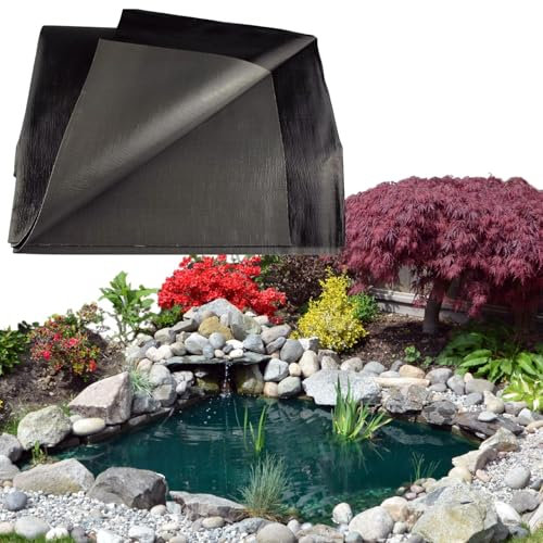 GARDENIX Teichfolie Premium 200gsm 1m x 1m, Wildtier- und Zierteiche - UV-beständig, für Fischteiche im Garten, langlebig, reißfest - Poolfundament