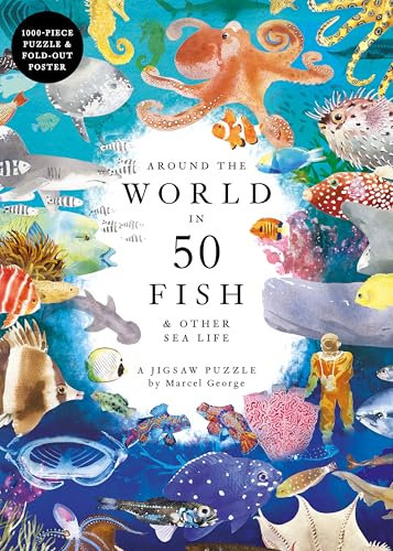 Around The World in 50 Fish 1000 Piece Puzzle: A 1000-Piece Jigsaw Puzzle