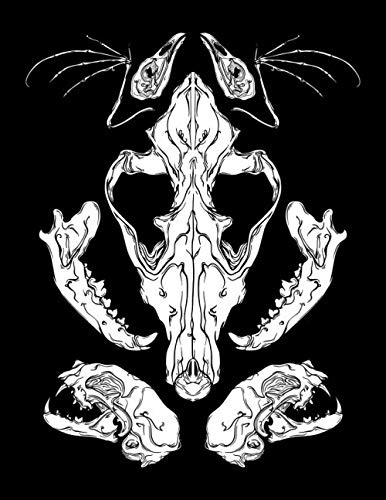 Notebook: Vulture Culture Animal Bones Journal Diary | Gothic Goth Wicca Witch Witchy | A4 8.5x11 | 120 Lined Pages