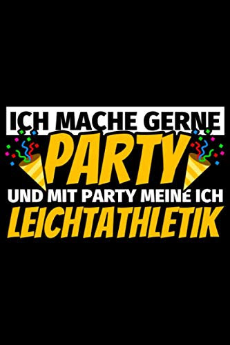 Notizbuch liniert: Leichtathletik Geschenke lustig Leichtathlet