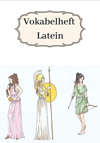 Vokabelheft Latein: Vokabeln und Sprachen leicht lernen, 2 Spalten, Heft, Frei gestaltbares Inhaltsverzeichnis, schönes Cover im Retro-Look, Perfekt ... 200 Seiten. 7×10 Zoll= 17,78×25,4 cm