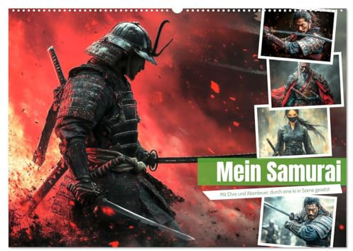Mein Samurai (Wandkalender 2026 DIN A2 quer), CALVENDO Monatskalender: Erlebe die Weisheit, Ehre und Disziplin, die den Weg des Samurai prägen, und ... inspirieren. (CALVENDO Menschen)