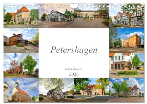 Petershagen Impressionen (Wandkalender 2026 DIN A4 quer), CALVENDO Monatskalender: Ein fotografischer Rundgang durch die schöne Stadt Petershagen (CALVENDO Orte)