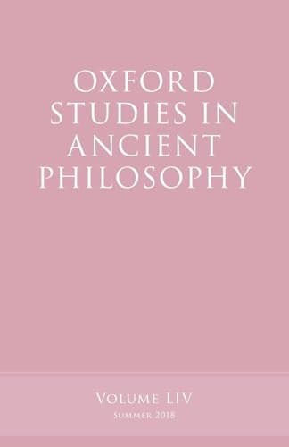 Oxford Studies in Ancient Philosophy, Volume 54