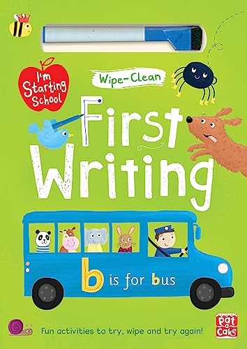 First Writing: Wipe-clean book with pen (I'm Starting School)