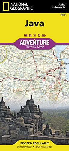 National Geographic Adventure Travel Map Java: Waterproof. Tear-resistent (National Geographic Adventure Map, Band 3020)