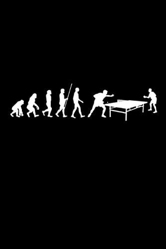Tischtennis Evolution: 6x9 liniert Notizbuch für Tischtennisspieler Tagebuch 6x9 DIN A5