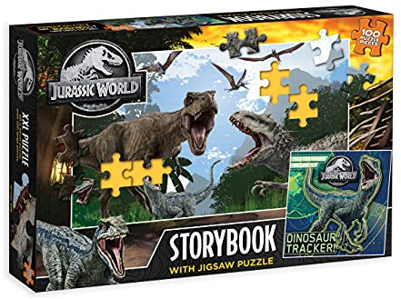 Jurassic World: Storybook with Jigsaw Puzzle (Universal) (Jurasic World)