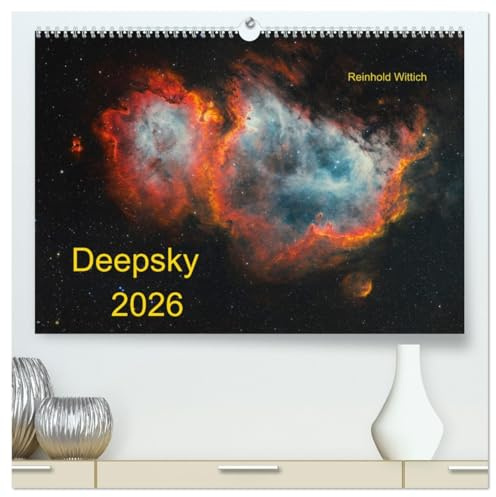 Deepsky 2026 (hochwertiger Premium Wandkalender 2026 DIN A2 quer), Kunstdruck in Hochglanz: Neue Bilder des bekannten Astrofotografen (CALVENDO Wissenschaft)