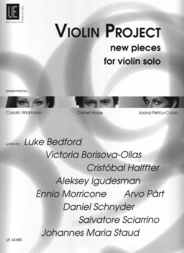 Violin Project: Neue zeitgenössische Stücke für Podium und Unterricht. für Violine.: Neue zeitgenössische Stücke für Podium und Unterricht. Violine. Partitur.