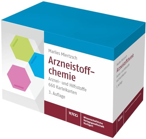 Arzneistoffchemie: Arznei- und Hilfsstoffe, 660 Karteikarten