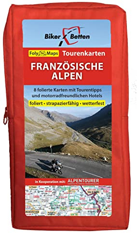 Tourenkarten Set Französische Alpen (FolyMaps): 1:250 000