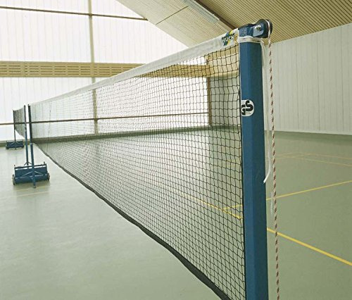 Huck Badminton Turniernetz Champion, 2 Netze auf 15 m Kevlarseil