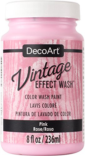 Deco Art Vintage Efecto Lavado Pintura, Multicolor, 6,09 X 6,09 X 10,92 cm