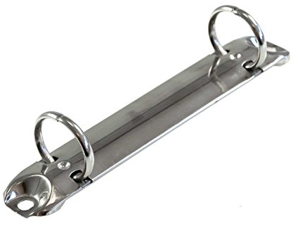 10 x Ringmechanik Ringbuchmechanik Binder 2-Ring f Ordner Hefter 123mm, Größe:20mm rund