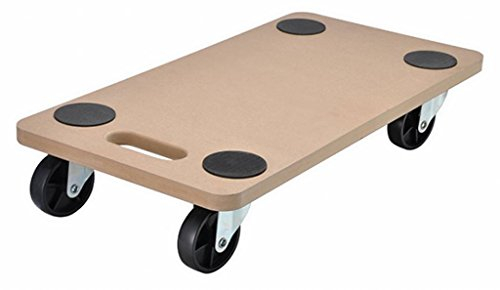 Haushalt International Transportbrett Transport Rollbrett Möbelroller mit 4 Lenkrollen bis 200kg 95018