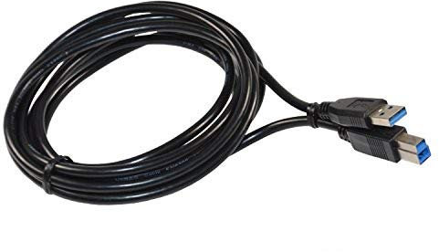 HQRP 3m USB 3.0 Type A-Male to B-Male (M/M) Cable for ORICO USB3.0 HUB; External HDD Enclosure; Hard Drive Dock; Network Attached Storage plus Coaster