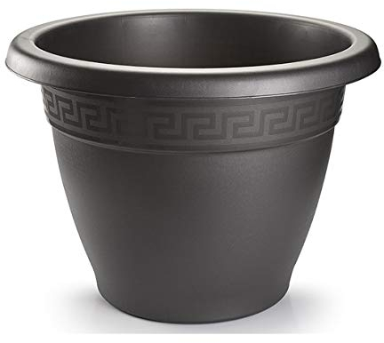 PLASTIC FORTE Maceta Classic Antracita, 74 cm