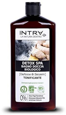 Intrà Charbon & Gingembre bain douche biologique Detox SPA - 400 ml