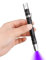 MODOAO LED UV Taschenlampe 2 in 1 UV Lampen Penlight Stiftclip Taschenlampe Schwarzlicht-Detektor für Tierurin, Flecken, Bettwanzen 3 AAA-Batterien