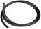 Tubo de combustible de 8 mm, tubo de aceite de gasolina de manguera de línea de combustible de caucho negro no trenzado universal de 1 m de largo