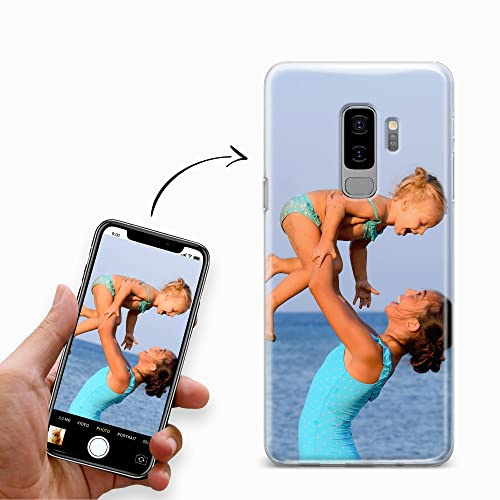 Handyhülle für Samsung Galaxy S9 Plus Hülle aus Silikon selbst gestalten - selbst gestaltet/personalisiert - Deine Hülle Dein Design - Personalisieren Bedrucken mit eigenem Bild Motiv
