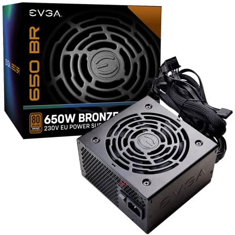 EVGA 650 BR, 80+ Bronze 650 W, 3 Ans, Alimentation (EU 230 V)