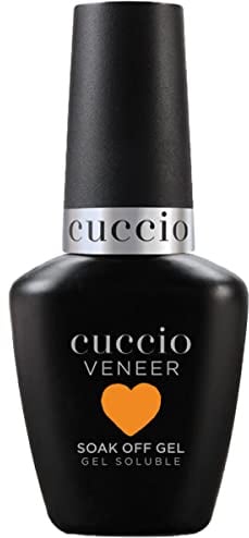 Cuccio Veneer Gel Polish 13ml- KJ On The Mic- Neon Tangerine