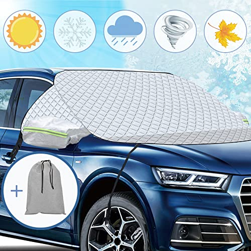 Protector para Parabrisas,Parasol Coche Delantero,Protector Solar para Luna Delantera,Parasol Coche Anti UV,Parasol Coche Delantero Exterior,Cubierta de Parabrisas