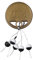 Trout Master Mini Pilots 5mm - 5 Pilotkugeln, Farbe:Black/White