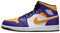 AIR JORDAN 1 Mid Lakers (2022) DQ8426-517 Size 42