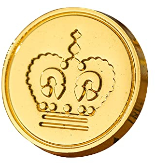 Starnearby Wachssiegel Stempel unregelmäßige Form für DIY Einladungen,Briefe und Hochzeit, Brieffreundschaft, Wax Seal Stamp(Juwelen-Krone)
