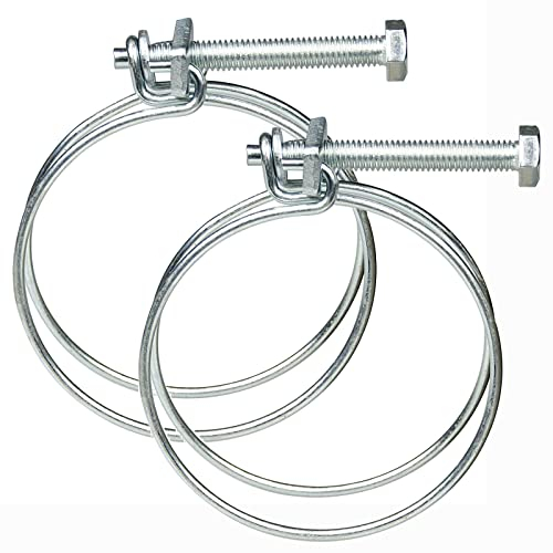2x Drahtschlauchschellen W1 75-80 mm Drahtschellen Schlauchklemmen Spiralschlauch Luftschlaucht