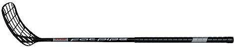 FAT PIPE Floorball Schläger - K.O.26 PWR schwarz, Carbon Schaft - IFF zertifizierte Markenqualität aus Finnland, Schaftlänge 96 cm