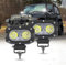 Braveway - Faro de trabajo LED de 4 pulgadas, 80 W, 9600 lm, proyector de largo alcance, LED para moto, 4 x 4, antiniebla LED, luces adicionales, barra para motocicleta, coche, tractor, camión, SUV