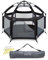 tenty Baby Pop-Up Laufgitter für drinnen und draußen - 150 x 100 cm - mobiler Laufstall mit Tragetasche und Heringen - für zuhause, Reisen, Camping (Schwarz)