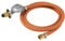 HAMILTON GAS PRODUCTS Hand-Wheel Propane Gas Hose & Regulator Kit - 1.5m of 8mm Hose & Clips | Compatible 5/8 UNF Connection & Propane Cylinders | For Garden BBQ, Grill or Stove Gas Bottle Regulator
