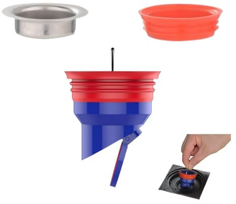 GYWHOOFT Núcleo de drenaje de suelo desodorante, PVC válvula antirretorno de desagüe de suelo para ducha tapón de ducha antiolor, desagüe de desodorante núcleo núcleo de silicona tapón de drenaje